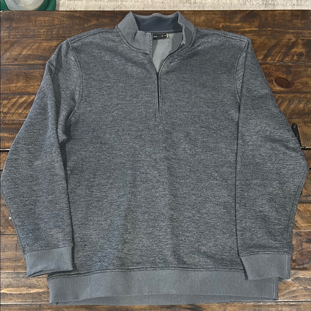 Men's Under Armour Gray Quarter-Zip Sweater